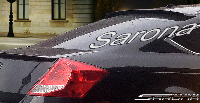 Custom Honda Accord Roof Wing  Coupe (2008 - 2012) - $279.00 (Manufacturer Sarona, Part #HD-023-RW)